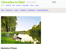 Tablet Screenshot of liberationinmind.com